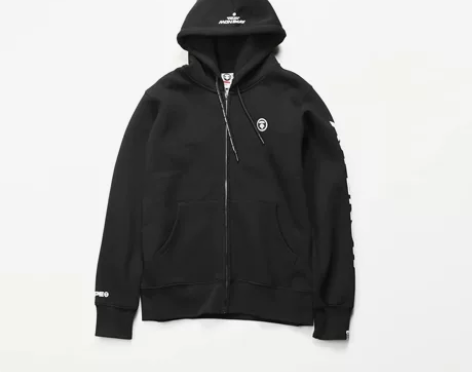 Aape猿人头男士拉链连帽卫衣XL码包邮 ...