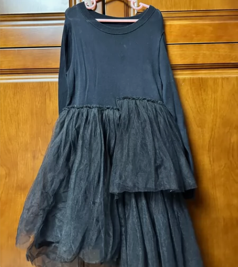 江南布衣童装春连衣裙长袖网纱拼接公主风可爱...