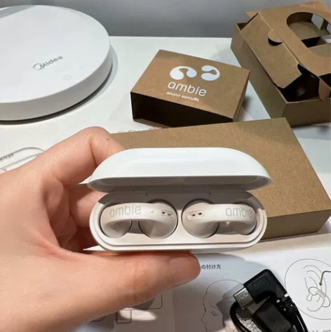 华强北ambie无线耳环式耳机非入耳式骨传...