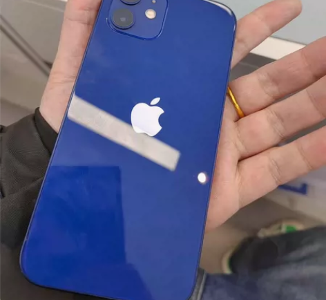 苹果12 蓝色128国行，换过框和电池，功...