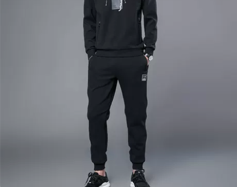 【狂欢价】卫衣套装男士春秋季新款休闲运动套...
