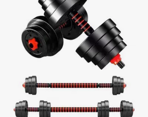 家用哑铃男士健身初学者两用组合杠铃套装一对...