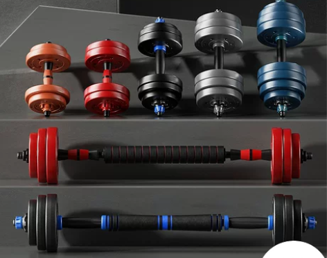 朗威 哑铃男士健身器材家用一对杠铃可调节重...