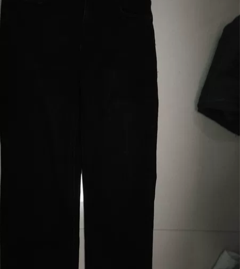 165m码，黑色的牛仔裤，里面稍微有点加绒...