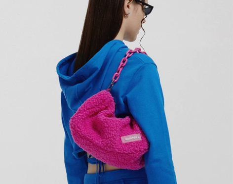 VAOPER2021秋冬咩咩包仿羊羔毛潮流...