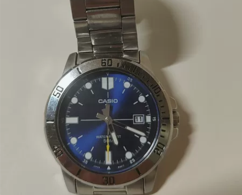 Casio卡西欧石英电子手表MTP-VD0...