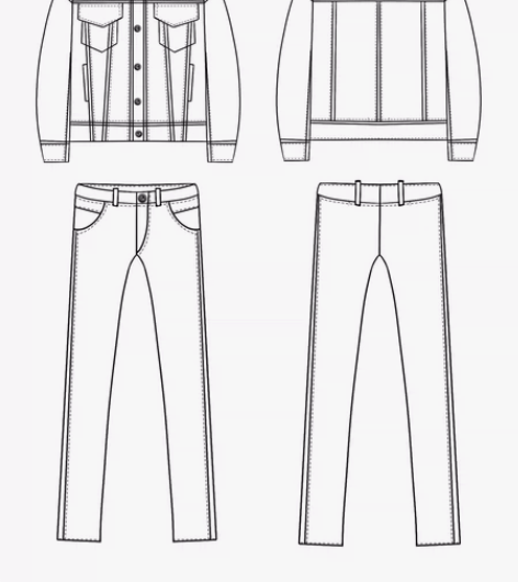 专业服装款式图代画 服装设计 出图快 感兴...