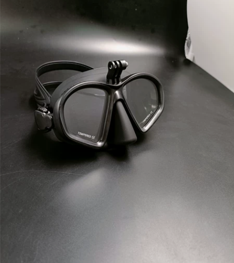 Gopro带支架潜水镜 全新硅胶钢化玻璃浮...