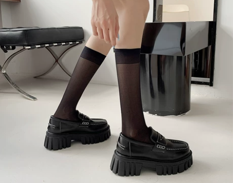 网红玛丽珍鞋女复古2021新款秋季方头厚底...