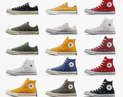 旗舰店官网正品匡威高帮帆布鞋女1970S冬...