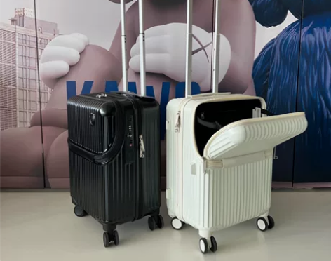 外贸出口漫游拉杆箱20寸开口箱商务旅行登机...