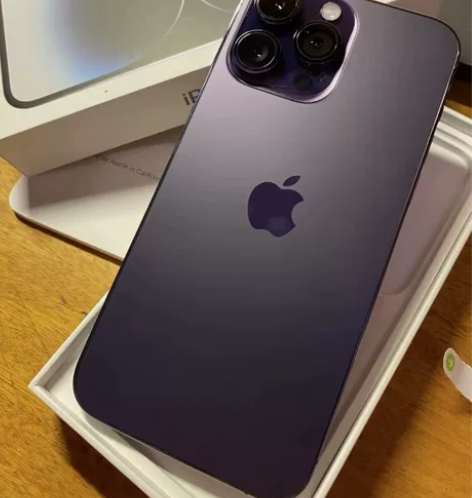 苹果14proMax国行256g 紫色外观...