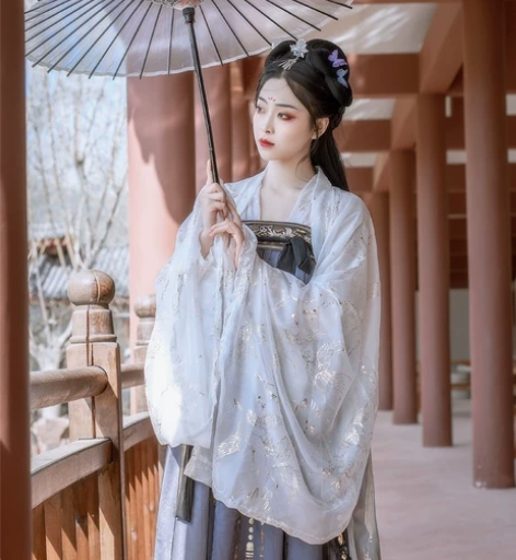 【艺缕原创一云鹤】汉服女古装齐胸襦裙仙气大...