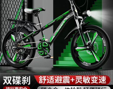 永久儿童自行车6-18岁中大童学生单车男孩...