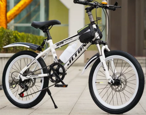 自行车 儿童24/22寸小学生双碟刹变速山...