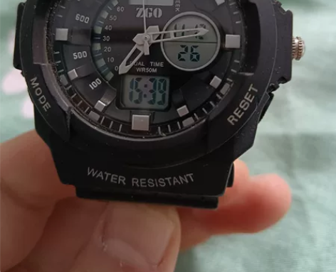 ZGO正港胶带手表 无维修 电子表带机械指...