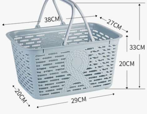 30元3个，全新购物篮超市便利店手提篮水果...