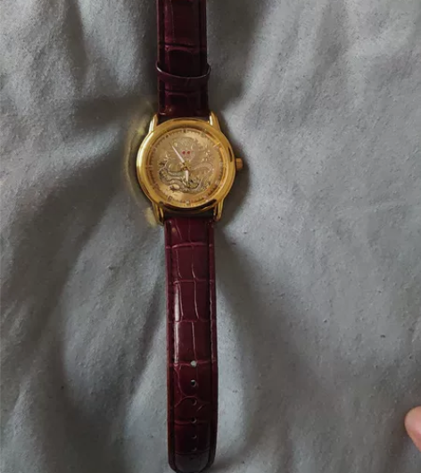 罗宾尼全自动手表,厂里抽奖抽到,转给有需要...