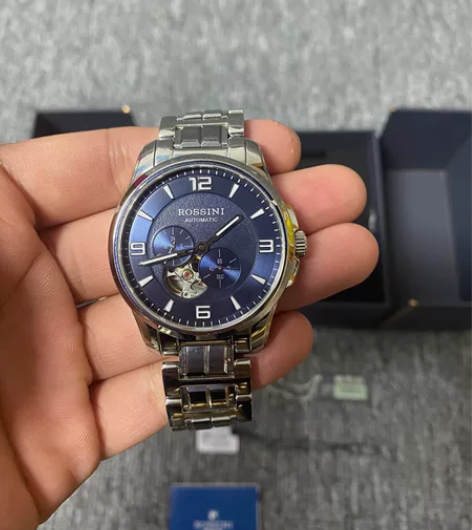 罗西尼 手表圣诞新年礼物镂空夜光多表盘间钨...