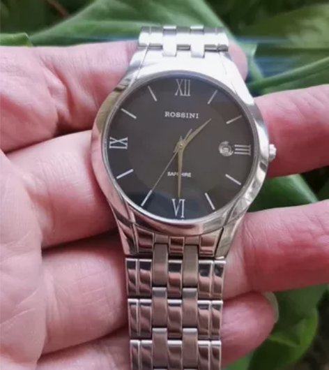 罗西尼男士石英手表,蓝宝石镜面,走时正常,...