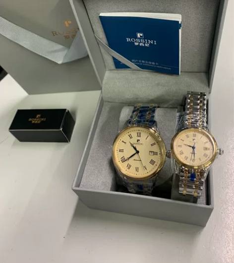 罗西尼手表男复古机械腕表专柜同款男士表55...