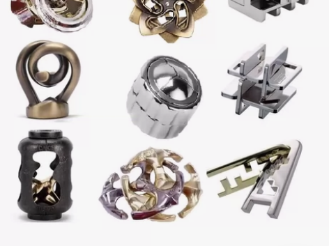 【精品益智解锁玩具】魔旭puzzle锌合金...