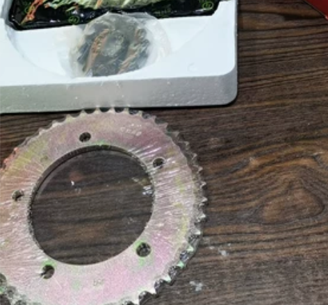 银钢125链轮链条，66包邮一套，42+1...