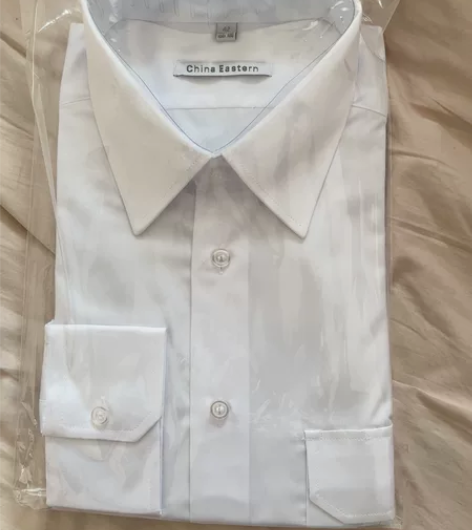 东航男式制服衬衫空少/地勤男制服白衬衫，两...