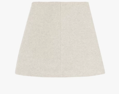 阿一 毛呢半身裙秋冬女 纯色短裙韩版高腰包...