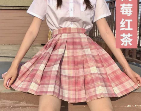 日系jk制服套装全套原创正版衬衫百褶裙夏季...