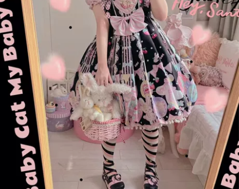 随意原创 甜心结 jsk 黑色 m码 仅试...