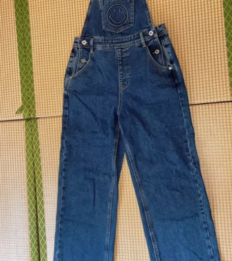 ONLY 秋季新款直筒背带牛仔裤女 M码 ...