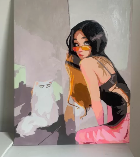 油画，自己dry画的 感兴趣的话点“我想要...