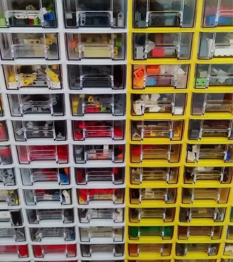 全新组合式收纳盒20个53元包邮乐高分类收...