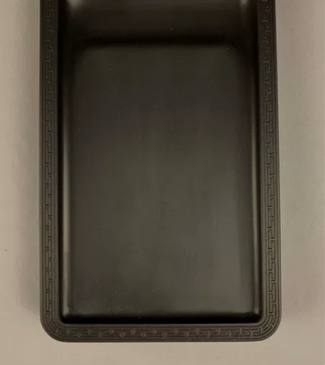 修水古坑原石籽料长方门字回纹歙砚 石质细腻...