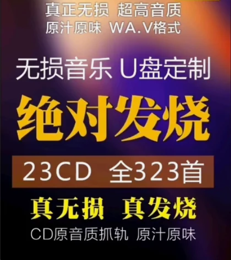 发烧友必备《绝I对发烧23CD》无损音乐U...