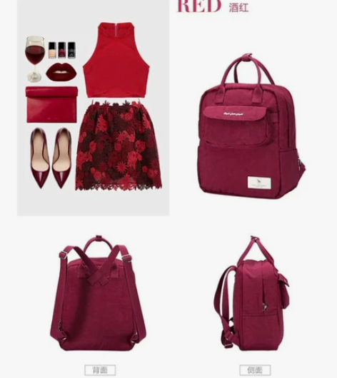 爱华仕 帆布双肩包 没背过几次 正品  这...