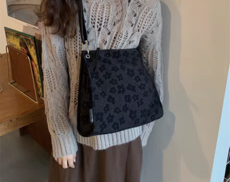 转卖小众雏菊包包女2021新款时尚手提包学...