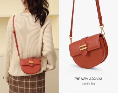 转卖Somay马鞍包包潮秋冬百搭冬单肩包斜...