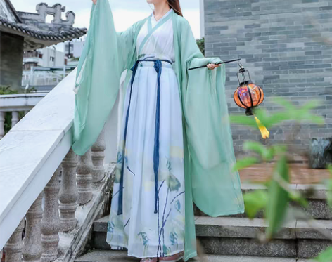 转卖齐腰汉服女全套大袖新款汉服女古装仙女中...