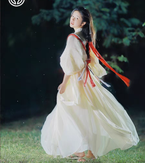 出租汉服（正品） 玉龙赋神明少女四米摆全套...