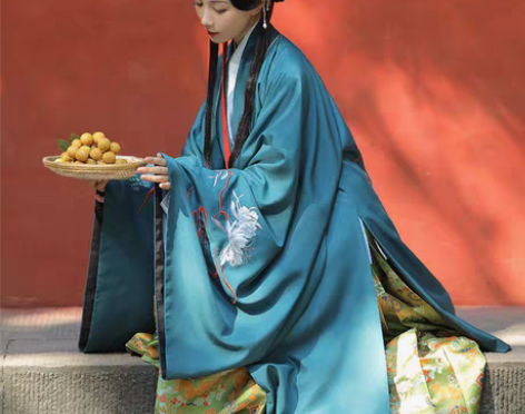 转卖兰若庭 汉服 乘黄 明制 披风 非偏远...