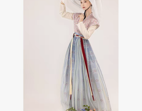 转卖【国货大赏价】桔屿原创汉服女唐褙子【百...