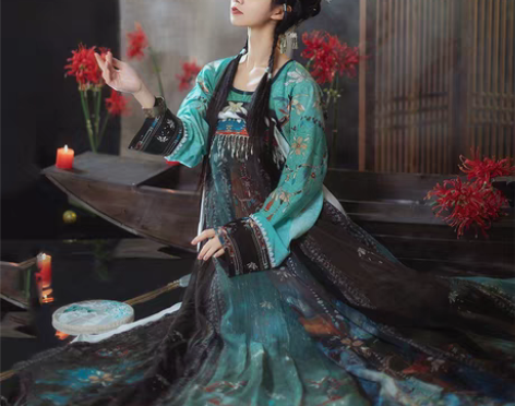 转卖【年货价】桔屿原创汉服女【曼珠沙华】中...
