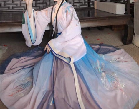 转卖凤羽汉服女齐腰襦裙交领正品原创中国风古...