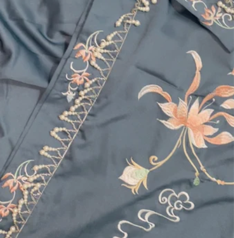 包邮清梳明制汉服立领长袄刺绣云肩齐腰褶裙 ...