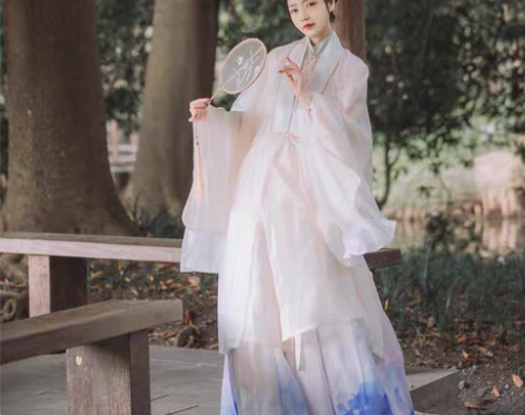 包邮五五年原创汉服一整套，闲置没穿过。刚售...