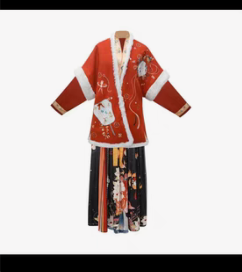 包邮七月夕汉服，买回来只试穿并清洗过一次的...