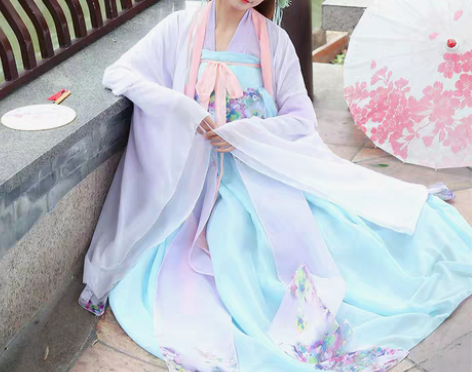 转卖汉服女齐胸襦裙古装仙女学生广袖流仙裙小...