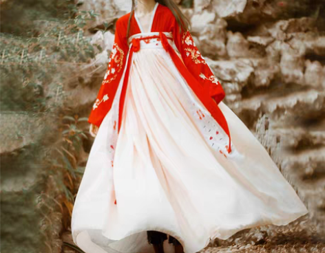 转卖秋水汉服女学生中国风改良汉元素齐胸襦裙...